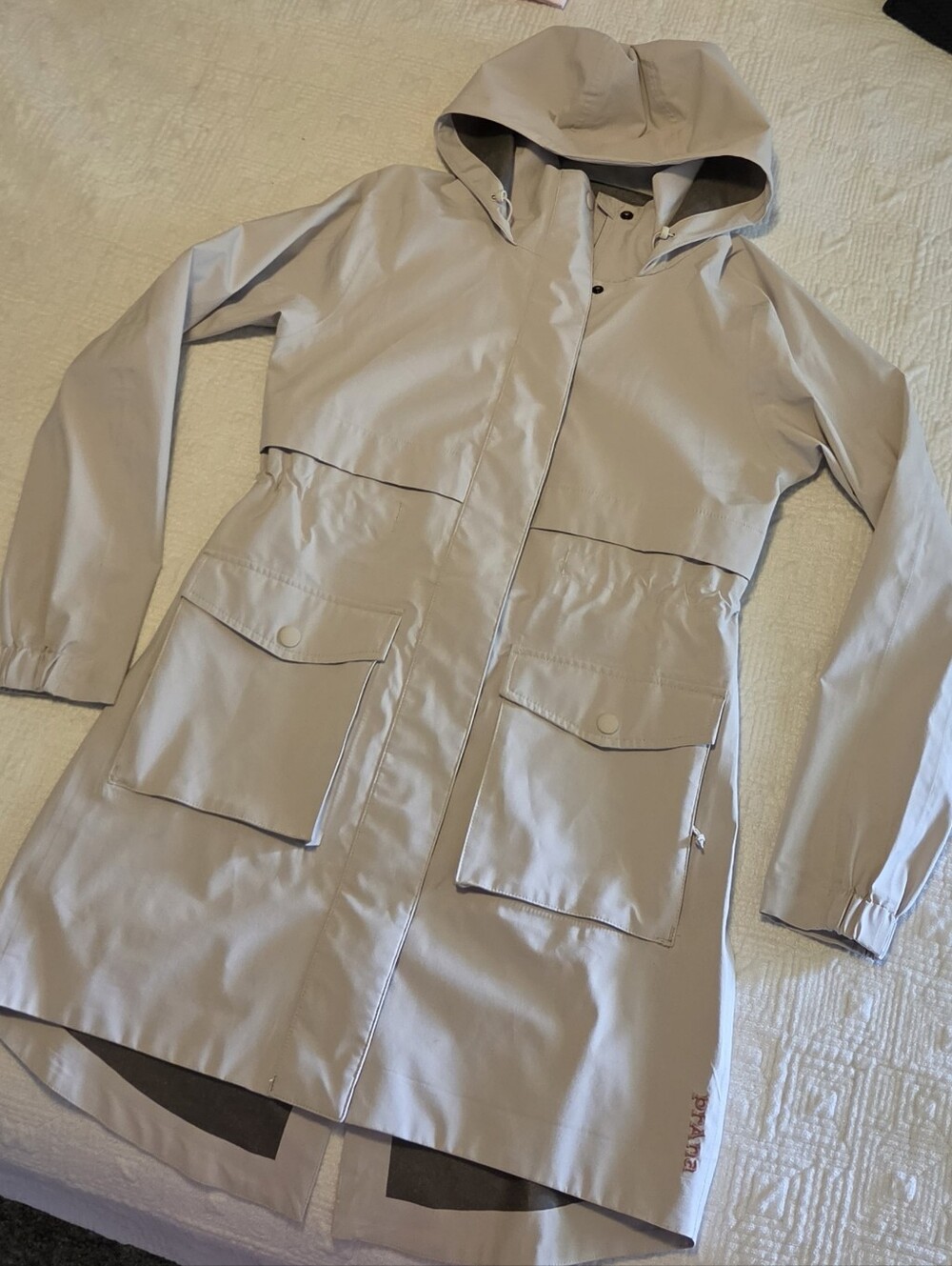 prAna Othello Falls Trench rain jacket, Size XS